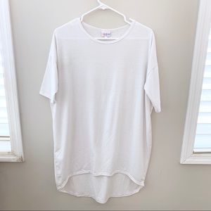 XS White Lularoe Irma Tunic